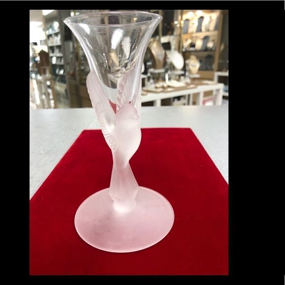 Sasaki Dining Frosted Wine/Cordial Goblet Small Glass drink ware - Picture 5 of 5